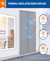 MAGZO Custom Magnetic Thermal Insulated Cotton Door Curtain - MAGZO